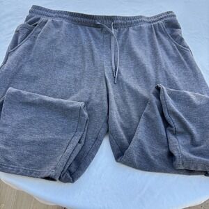George Casual Sweatpant Mens Gray Drawstring Elastic Waist 3 Front 1 Back Pocket